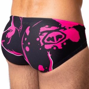NASTY PIG "GRADE A BIKINI" Black & Pink or Turquoise & Black